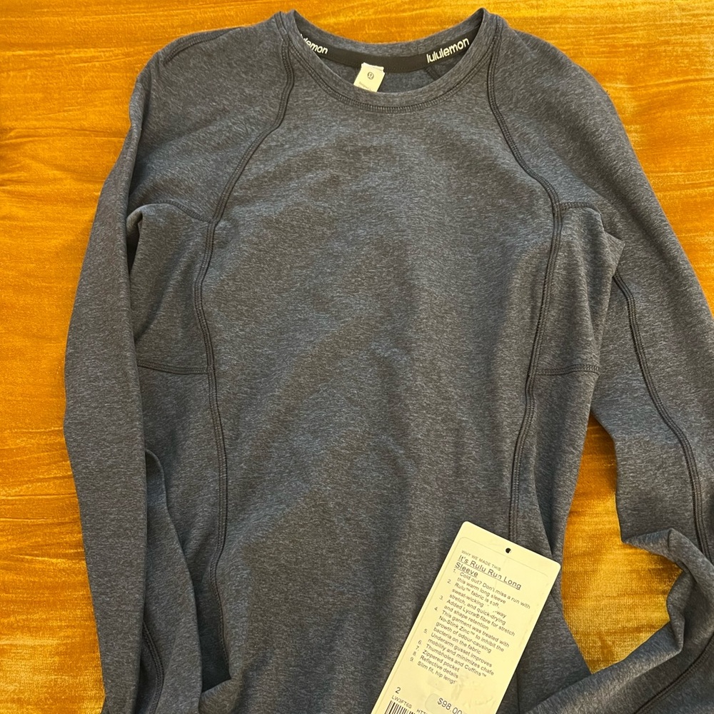 Lululemon It's Rulu Run Long Sleeve Shirt
